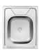 Kuchinox 60 SK6_010T Vessel Sink Inox Satin W50xD60cm Silver