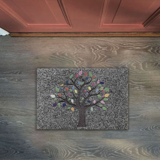 San Lorentzo Πατάκι Εισόδου Μοκέτα Tree Γκρι 40x60εκ.