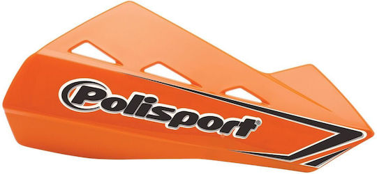 Polisport Προστατευτικές Χούφτες Μηχανής Quest Enduro Mx σε Πορτοκαλί χρώμα