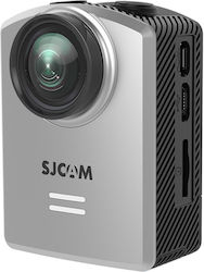 SJCAM M20 Action Camera 4K Ultra HD Υποβρύχια (με Θήκη) με WiFi Ασημί με Οθόνη 1.5"