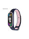 Sonique Sport Λουράκι Σιλικόνης με Pin Σκούρο Μπλε / Ροζ (Mi Smart Band 5/Mi Smart Band 6)
