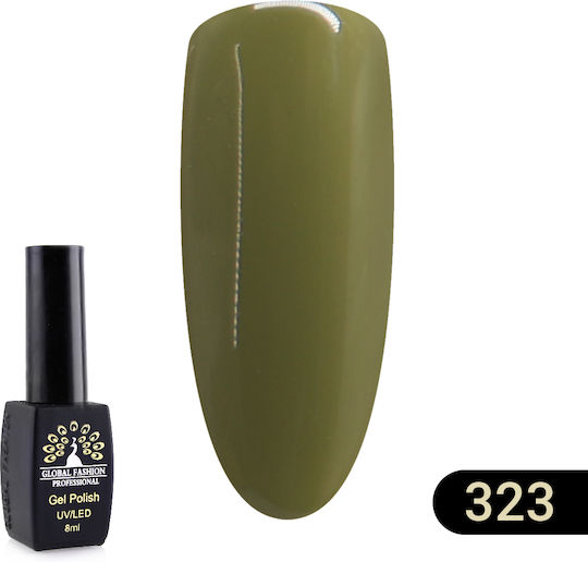 Global Fashion Black Elite Хибриден Лак за Нокти 323 8мл 1бр