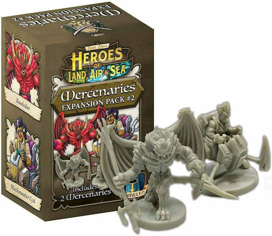 Gamelyn Heroes of Land, Air & Sea Mercenaries Expansion Pack #2 Unpainted Figures