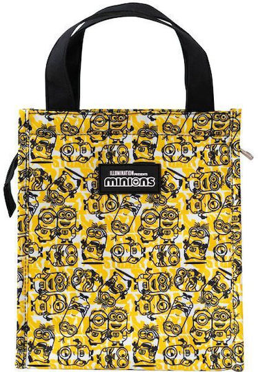 Grupo Erik School Insulated Hand Lunch Bag 14lt Yellow Minions 20 x 13 x 23cm