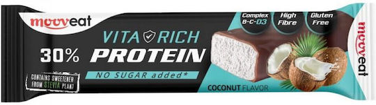Mooveat Vita Rich Μπάρα με 30% Πρωτεΐνη & Γεύση Coconut 60gr