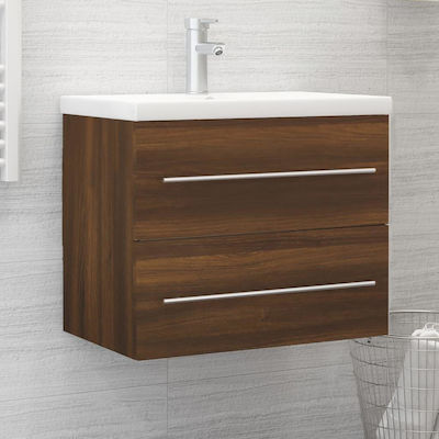 vidaXL Bench without sink L60xW38.5xH48cm Oak