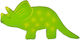 Tikiri Tikiri Triceratops Teething Ring BPA Free Rubber for 18 Months+