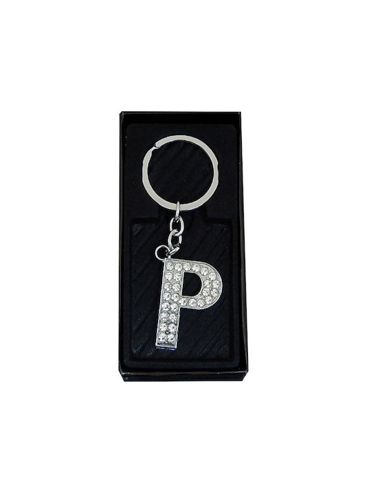 Metal Keychain Original Letters - P