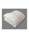 Silk Fashion Κουβέρτα Fleece Υπέρδιπλη 220x240εκ. Ivory 6978000004141