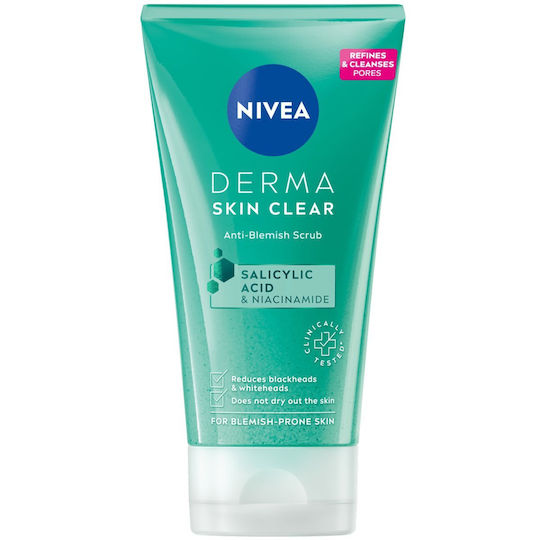 Nivea Derma Skin Clear Scrub für das Gesicht 150ml