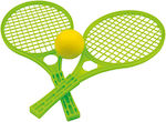 Mochtoys Παιχνίδι Εξωτερικού Χώρου Ρακέτες Τένις Με Μπαλάκι 5055 Πράσινες