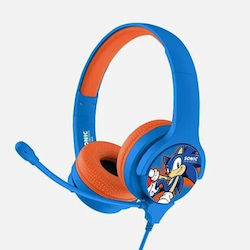 OTL Sonic the Hedgehog Cablate Peste ureche Album foto pentru copii Căști Albastru