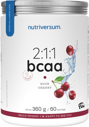 Nutriversum BCAA 2:1:1 Flow 360gr Cireșe Amare