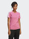 Adidas Loungewear Essentials Γυναικείο Αθλητικό T-shirt Pulse Magenta