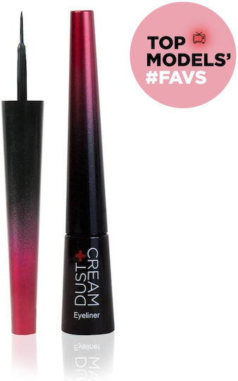 Dust+Cream Waterproof Liquid Eye Liner 3gr
