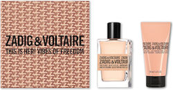 Zadig & Voltaire This is Her! Vibes of Freedom Set de parfumuri pentru femei cu Loțiune de corp 2buc Zadig & Voltaire This is Her! Vibes of Freedom Set de parfumuri pentru femei cu Loțiune de corp 2buc