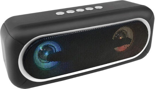 Fontastic Conga 256417 TWS Ηχείο Bluetooth 10W με Ραδιόφωνο και Διάρκεια Μπαταρίας έως 3 ώρες Μαύρο