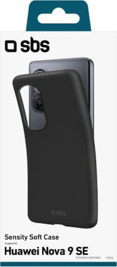 SBS Sensity Soft Back Cover Σιλικόνης Μαύρο (Huawei Nova 9 SE)