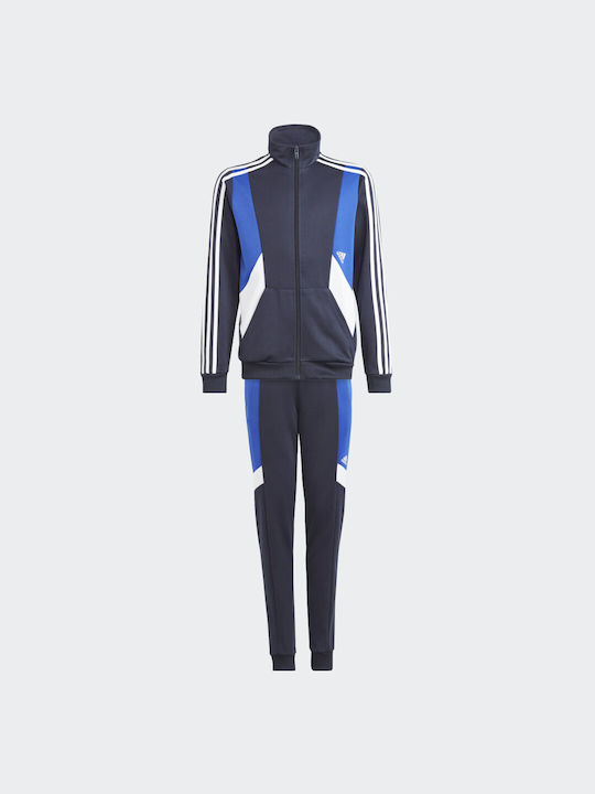 Adidas Copilăresc Set de pantaloni de trening Albastru 2buc