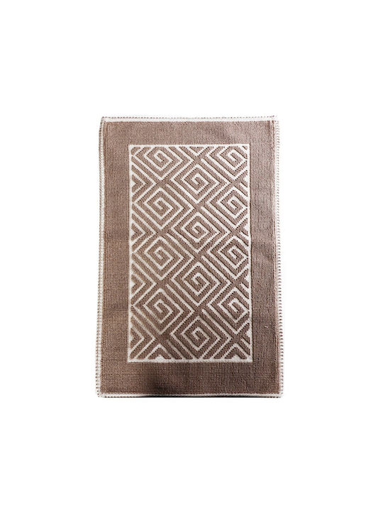 Espiel Labyrinth Rug Rectangular Brown