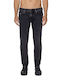 1979 Sleenker Herren Jeanshosen Elastisches Skinny Verjüngt Anwendung Noir