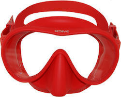 XDive Silicone Diving Mask Goa Mini 61128 Red