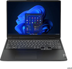 Lenovo IdeaPad Gaming 3 16ARH7 16" IPS 165Hz (Ryzen 5-6600H/16GB/512GB SSD/GeForce RTX 3050 Ti/W11 Home) Onyx Grey (GR Keyboard)