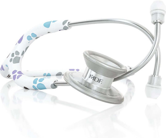 MDF Instruments Στηθοσκόπιο με Διπλό Κώδωνα Λευκό