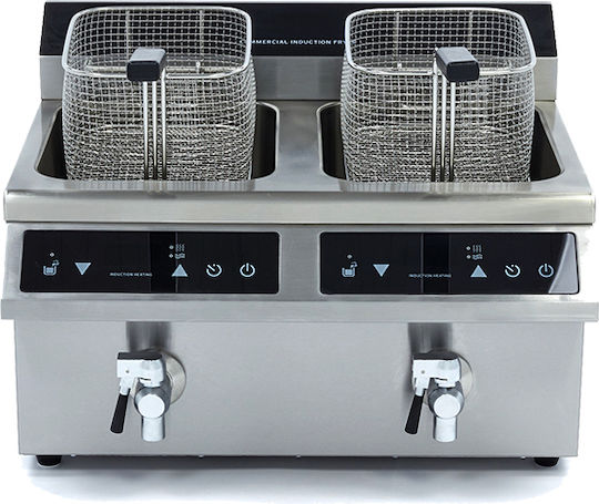 Lappas Elektrische Fritteuse Doppel 3.5kW Kapazität 2x8lt 58x50x41cm