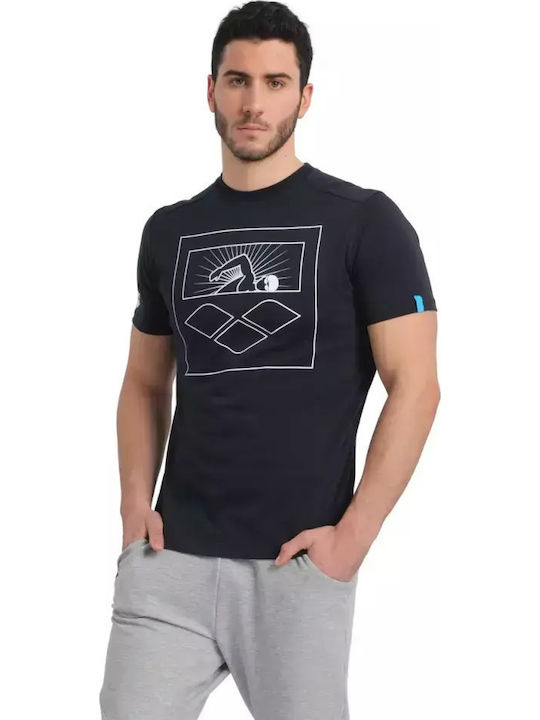 Arena T-shirt Navy Μπλε