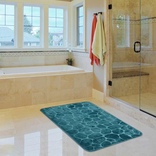 San Lorentzo Bath Mat Memory Foam 18000483 18000483PETROL Petrol 50x80cm