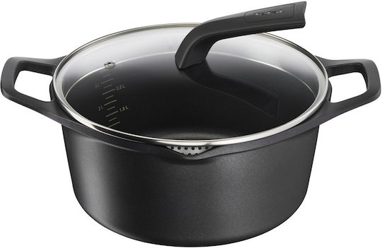 Tefal Robusto Tiefer Topf aus Gussaluminium 4.4Es / 24cm