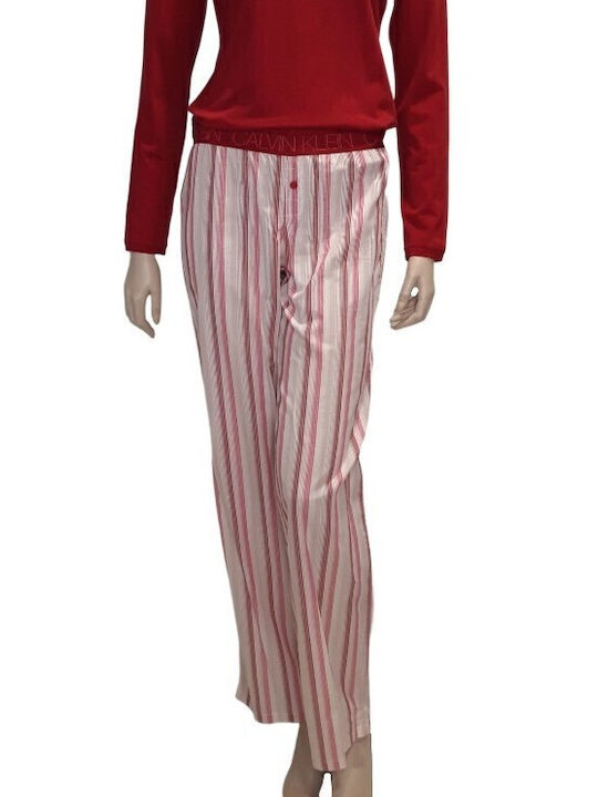 Calvin Klein Pantaloni Pijamale pentru Femei Roșu
