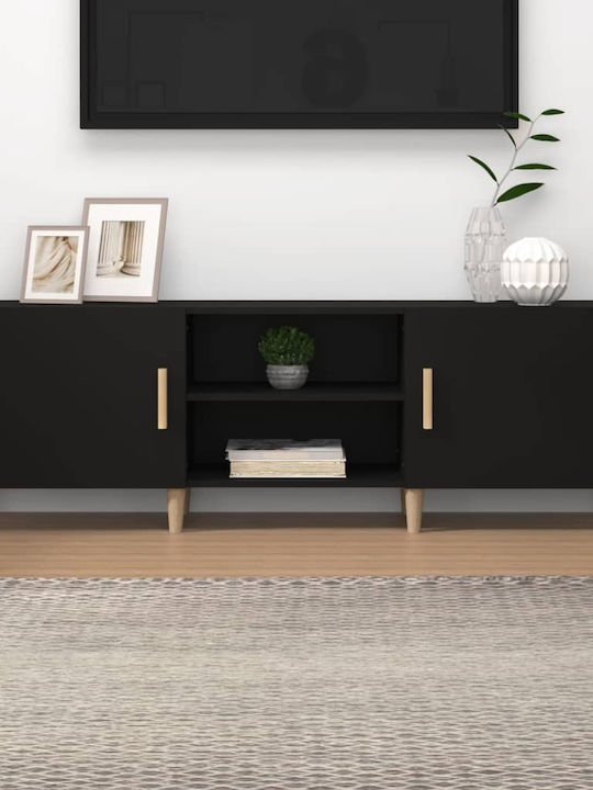 TV Stand Black M150xD30xH50cm