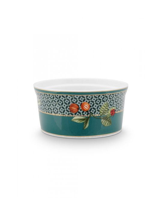 PiP Studio Winter Wonderland Στρογγυλό Πυρίμαχο Σκεύος για Σουφλέ από Πορσελάνη 8.7x8.7x4.3cm