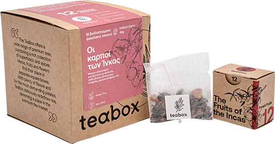 Teabox Κόκκινο Τσάι Οι καρποί των Ίνκας 12 Φακελάκια με Άρωμα Φρούτα Δάσους