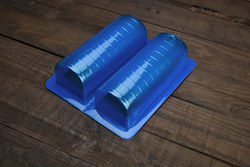 Einweg-Süßwarenform 22cm 10pcs Plastik (Tsepas Pack)