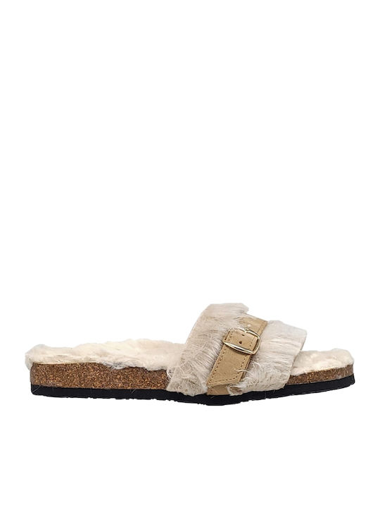 Winter Women's Slippers Beige