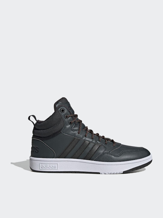 adidas Hoops Mid WTR Μποτάκια Shadow Green Iron Metallic