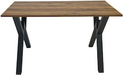 Lowen Kitchen Rectangular Table Natural 140x80x75cm