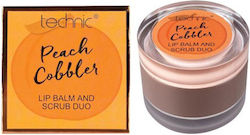 Technic Peach Cobbles Duo Скраб за Устни Балсам за Устни & 2.8гр