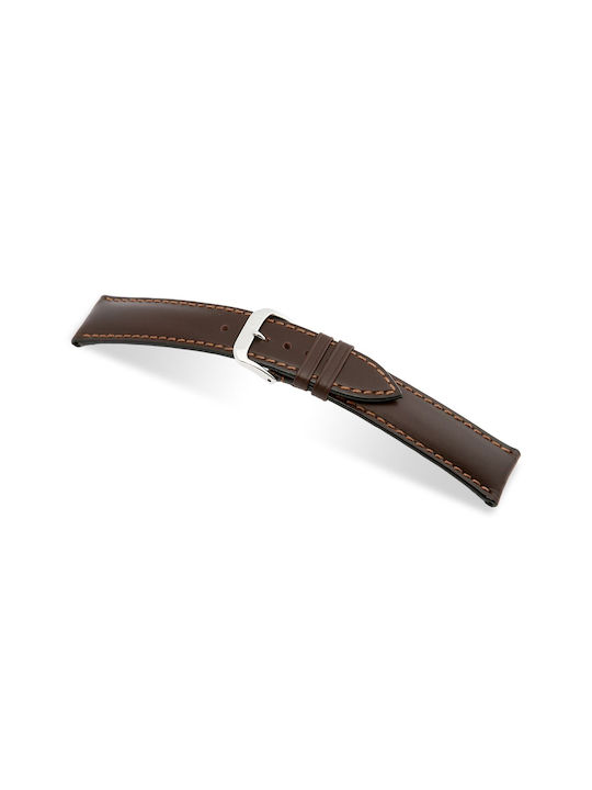 Armband Leder RIOS Moskau Mokka 22mm