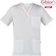 Giblor's Gary Unisex White Cotton Medical Blouse