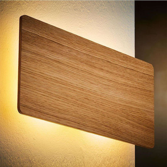 TK Lighting Tavola Vintage Leuchte Wand mit Fassung G9 Braun 35x16cm