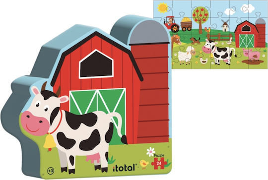 Kinderpuzzle Farm für 3+ Jahre alt+ Jahre 24pcs Total Gift