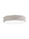 TK Lighting Kantoor Ceiling Mount Light 78cm Gray with Socket E27