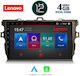Lenovo Lenovo SSP 10702_CPA Ηχοσύστημα Αυτοκινήτου για Toyota Auris 2007-2012 με Clima (Bluetooth/USB/WiFi/GPS) με Οθόνη Αφής 9"