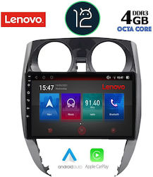 Lenovo Sistem Audio Auto pentru Nissan Notă / Navara 2012+ (Bluetooth/USB/AUX/WiFi/GPS/Android-Auto) cu Ecran Tactil 9"