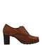 Leury13 Leder Damen Oxford-Stiefeletten Tabac Braun