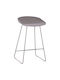 Stool Bar made of Polypropylene Grey 44x44x74cm